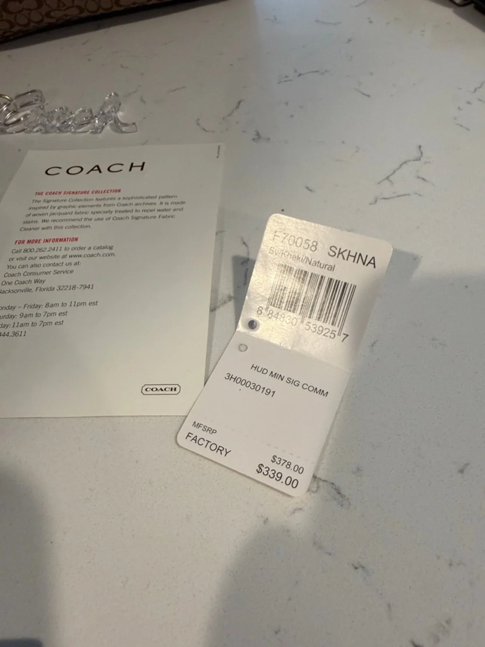 Coach Tan and Brown Signature Canvas Laptop Briefcase